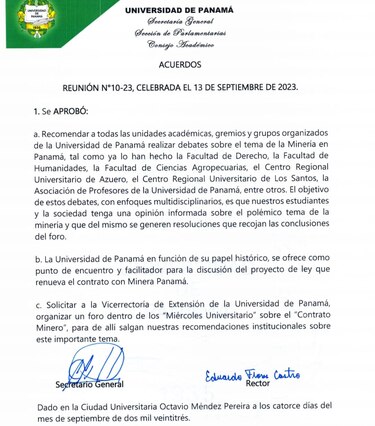 Los diputados visitarán la mina en Donoso el próximo 19 de septiembre