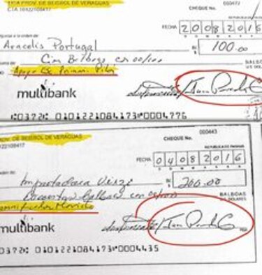 Comisiones por recibir donación