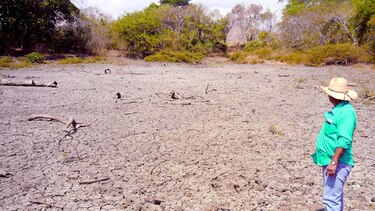 Represa se queda sin una gota de agua