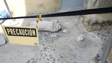 Vandalizan fachada de iglesia Nuestra Señora de la Merced