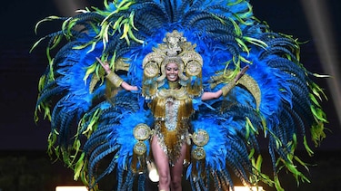 Rosa Iveth Montezuma se destaca en competencia National Costume de Miss Universo