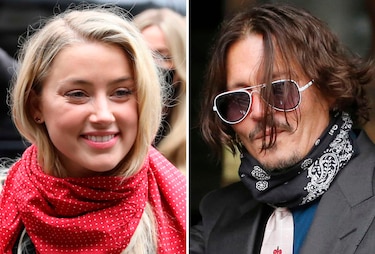 Amber Heard simuló contusiones en el rostro, según un amigo de Johnny Depp