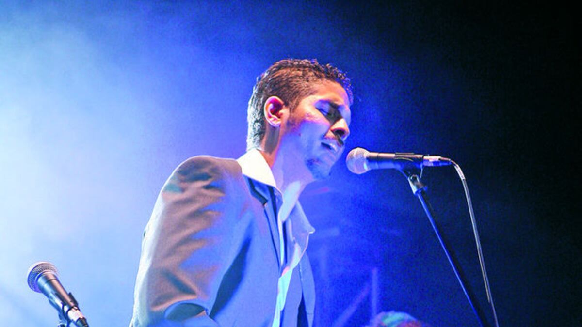 Los cantautores nacionales Javier Medina Bernal, Alejandro Lagrotta, Gonzalo Horna y Cienfue.