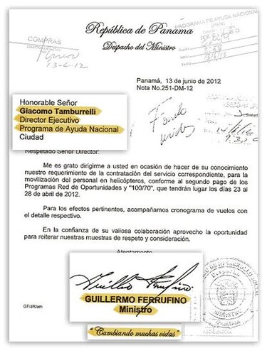 “A mí me trajo el cheque Ferrufino”