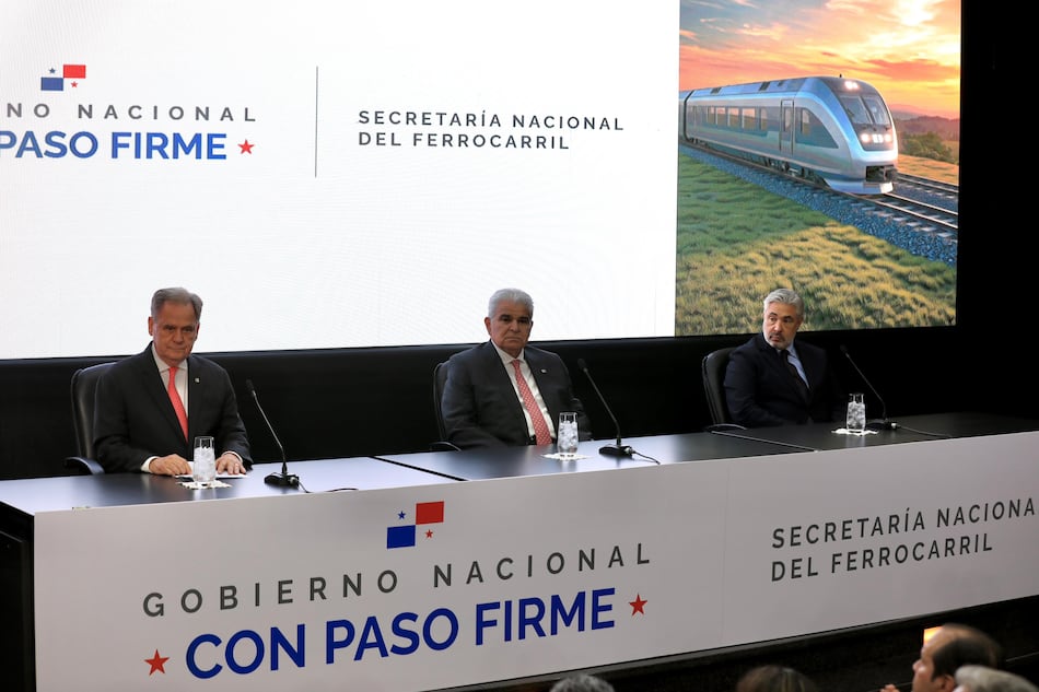 Ferrocarril Panamá-David: estudio del terreno cuesta $1.1 millones y ya está en marcha