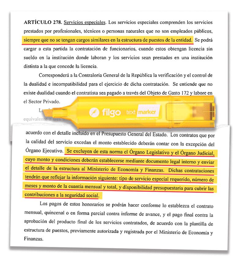 MEF: la planilla 172 es asunto de la Contraloría