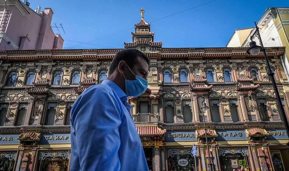 Nuevas infecciones por coronavirus en Moscú, en el nivel más alto desde finales de junio