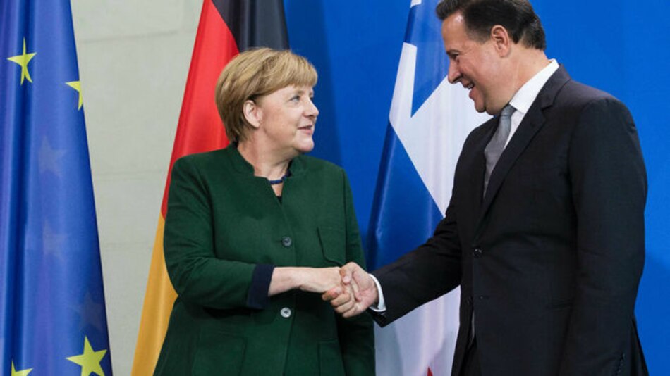 Ángela Merkel apoya a Panamá en sus esfuerzos por recuperar la confianza mundial