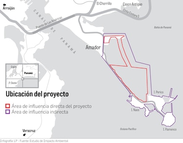 Ministerio de Ambiente evalúa un relleno de 50 hectáreas en Amador