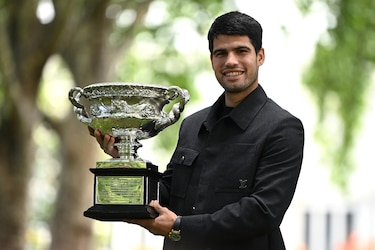 Carlos Alcaraz y el reto de alcanzar a Federer, Nadal y Djokovic