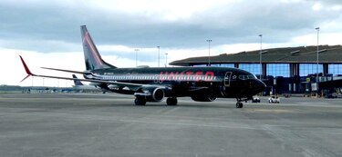 Avión de United Airlines alusivo a ‘Star Wars’ llegó a Panamá