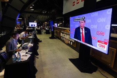 La mayoría de los votantes en Estados Unidos cree que Trump ganó el debate, según ‘CNN’