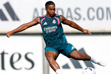 Endrick sigue trabajando al margen del grupo en el Real Madrid