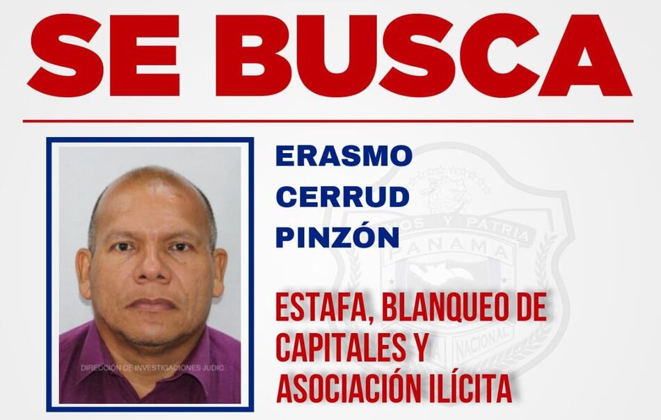 Policía busca a Erasmo Cerrud, otro dirigente del Suntracs acusado de blanqueo 