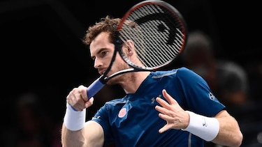 Murray alcanza el número 1 mundial tras baja de Raonic en semifinales de París