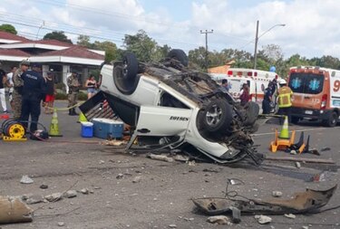 Un muerto y 10 heridos por accidente de tránsito en Aserrío de Gariché