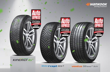 Hankook logra de nuevo las máximas calificaciones en los premios Auto Express Product of the Year 2023