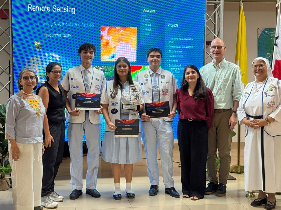 Colegio panameño representará a Latinoamérica en conferencia mundial de tecnología geoespacial