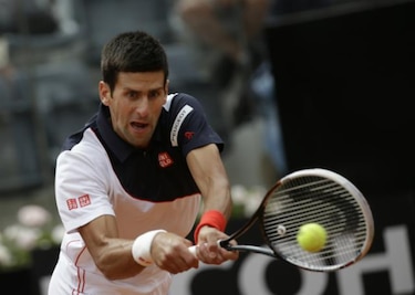 Djokovic se muestra recuperado; Giraldo y Falla se despiden de Roma