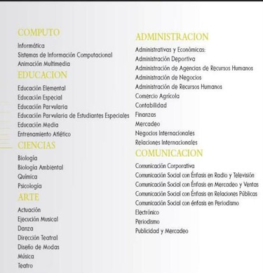 Ifarhu publica requisitos para becas de 40 licenciaturas distintas en Estados Unidos