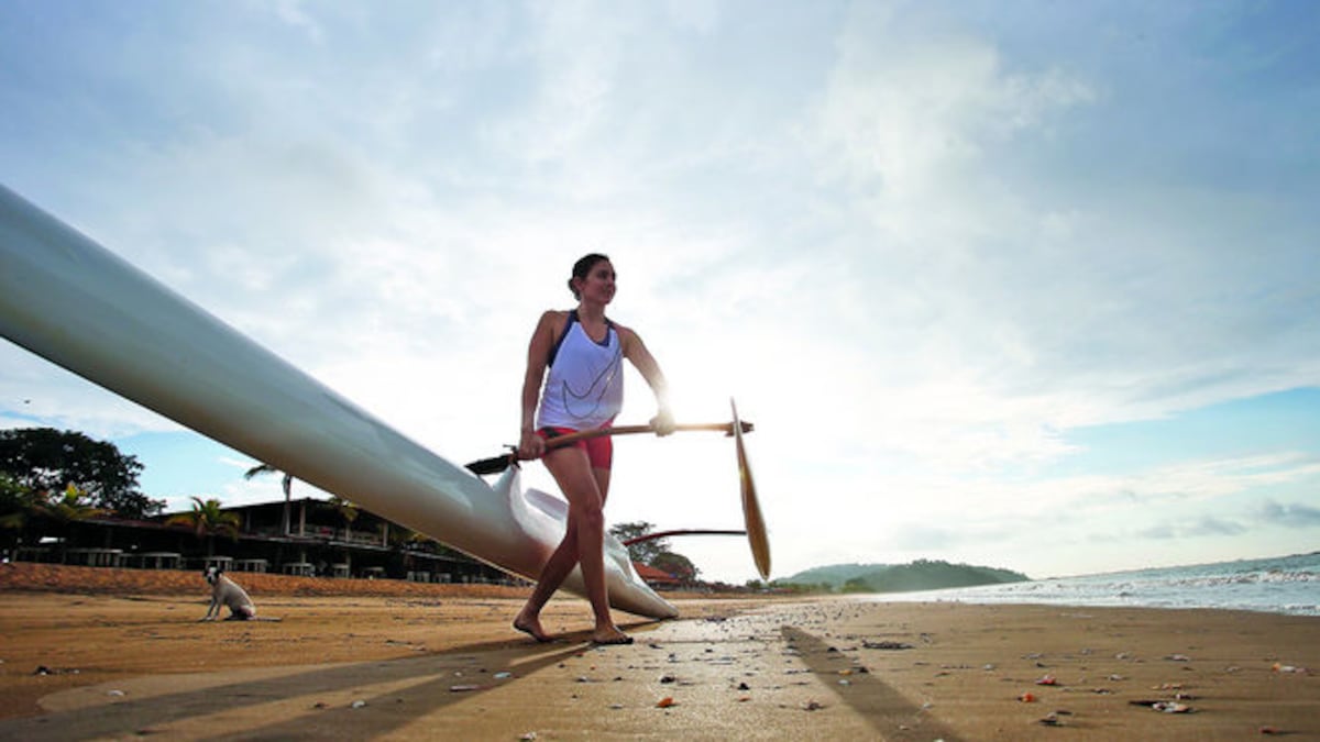 La playa de Veracruz se ha convertido en el cuartel de entrenamientos de la representación panameña que irá a Tahití