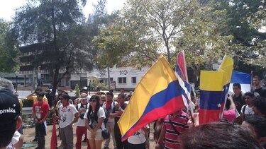 Miembros de varios países se manifiestan a favor del pueblo cubano