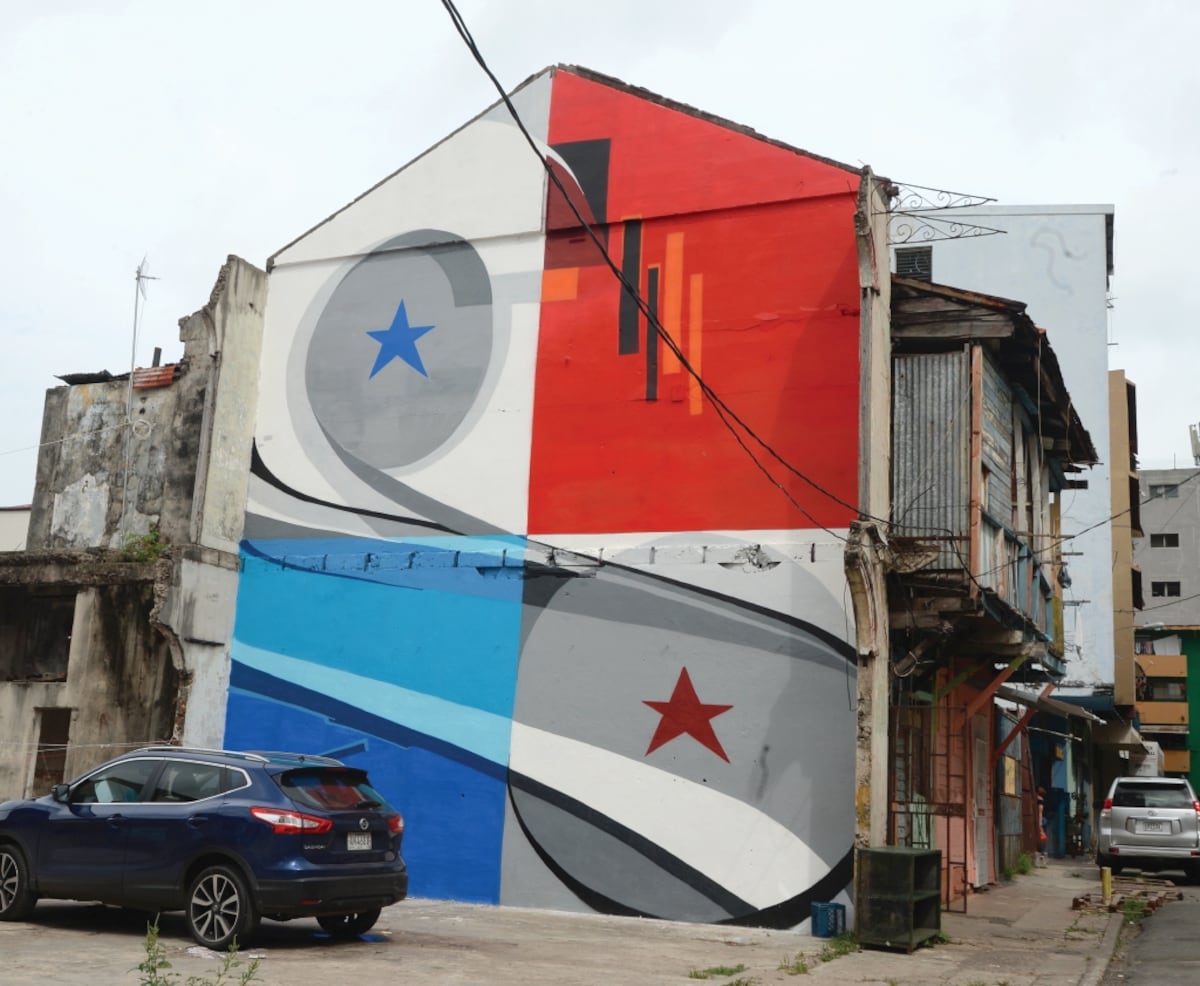 Los murales fueron elaborados desde la libertad creativa de cada artista participante del Panamá Mural Fest. Pastor Morales/Agustín Herrera
