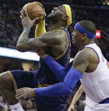 NBA: Anthony y los Knicks estropean el regreso de LeBron a Cleveland