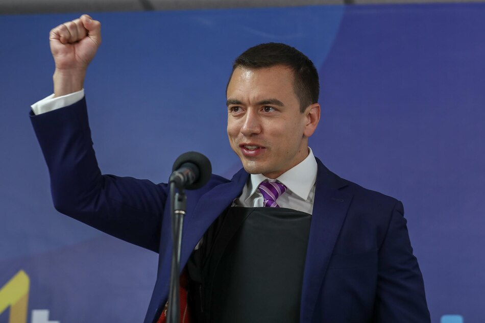 Noboa nombra a una nueva vicepresidenta de Ecuador mientras Abad, suspendida, afirma que asumirá la Presidencia