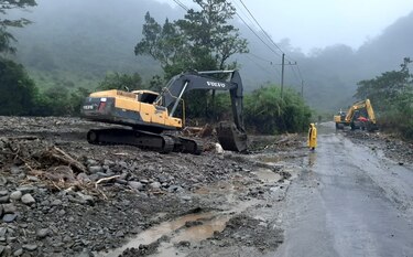Carretera Volcán - Río Sereno permanecerá cerrada por trabajos de estudio, diseño y construcción