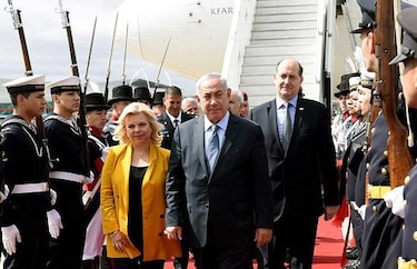 Benjamín Netanyahu comienza histórica visita por Argentina
