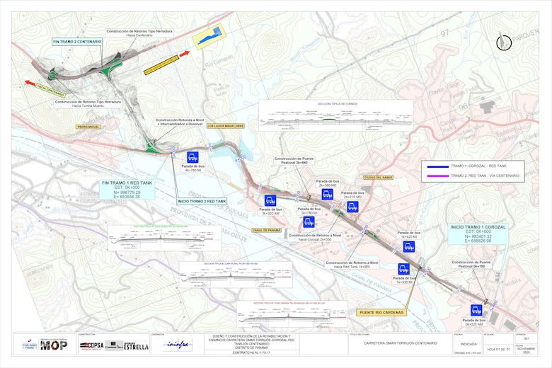 Rediseñan la ampliación de la avenida Omar Torrijos tras ocho años de retraso