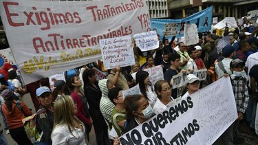 Pacientes venezolanos con VIH protestaron por falta total de antirretrovirales