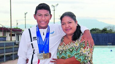 Orgulloso de la natación