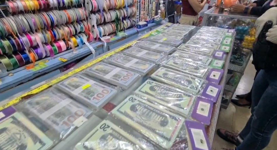 Operación Numeral: dos aprehendidos y más de $59 mil en dinero falsificado decomisado