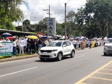Manifestación en la Unachi por presupuesto: diputado asegura que ‘la rectora debe estar presa’