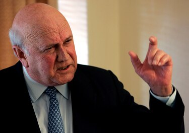 Murió el último presidente blanco de Sudáfrica, Frederik de Klerk