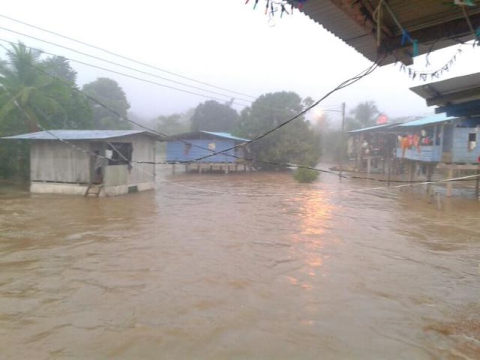 Desbordamiento del río Chucunaque afecta a 196 personas