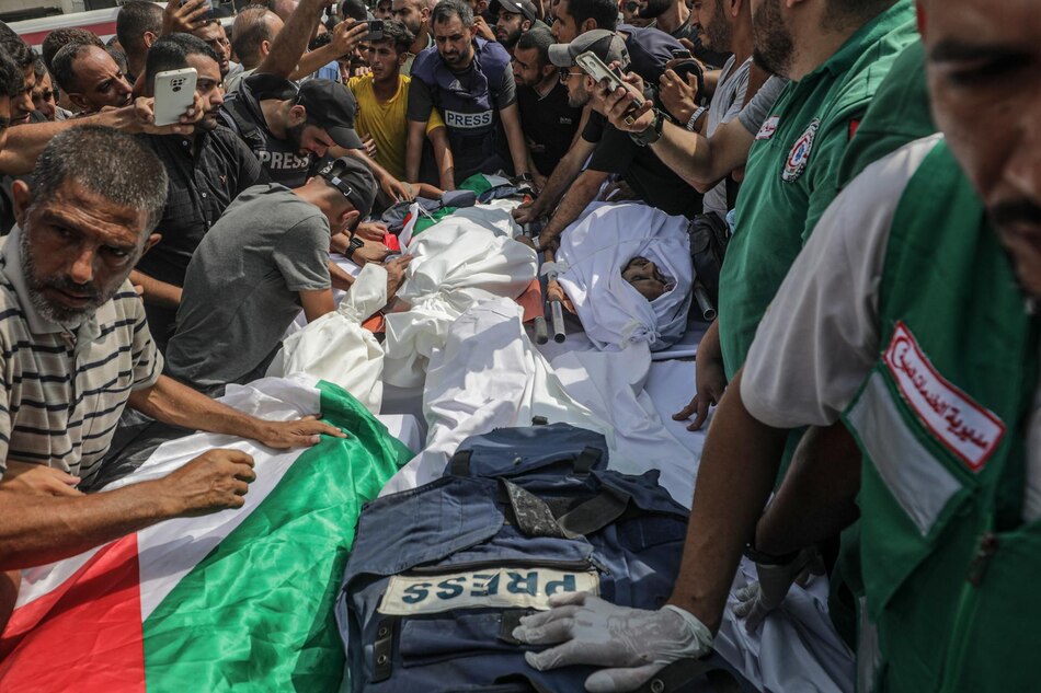 ‘Anas era un icono’: el dolor de los compañeros de los periodistas asesinados en Gaza