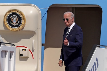 Biden realiza histórico vuelo desde Israel hacia Arabia Saudita