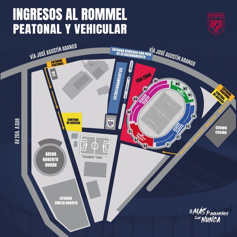 Consejos para los fanáticos que acompañarán a La Sele en el Rommel Fernández