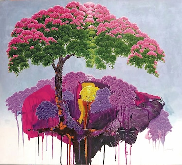 El arte invita al público al parque