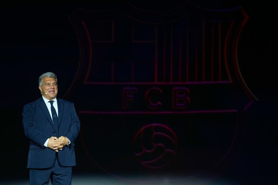 Joan Laporta y su opinión de un posible triplete del Barça
