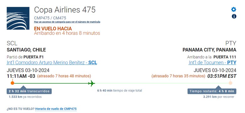 Descartan amenaza de bomba en vuelo de Copa Airlines; detienen a un pasajero