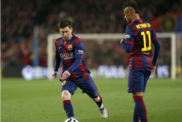 Messi está bien, solo fue un susto tras golpe