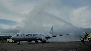 Aterriza en Panamá el avión número 100 de Copa Airlines