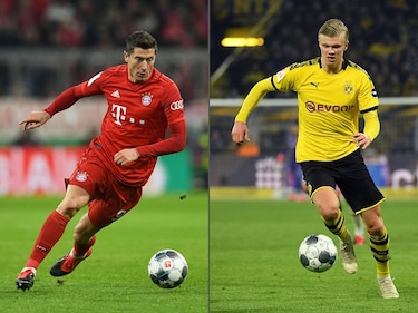 Haaland ante Lewandowski: el jugador de moda de la Bundesliga ante el goleador