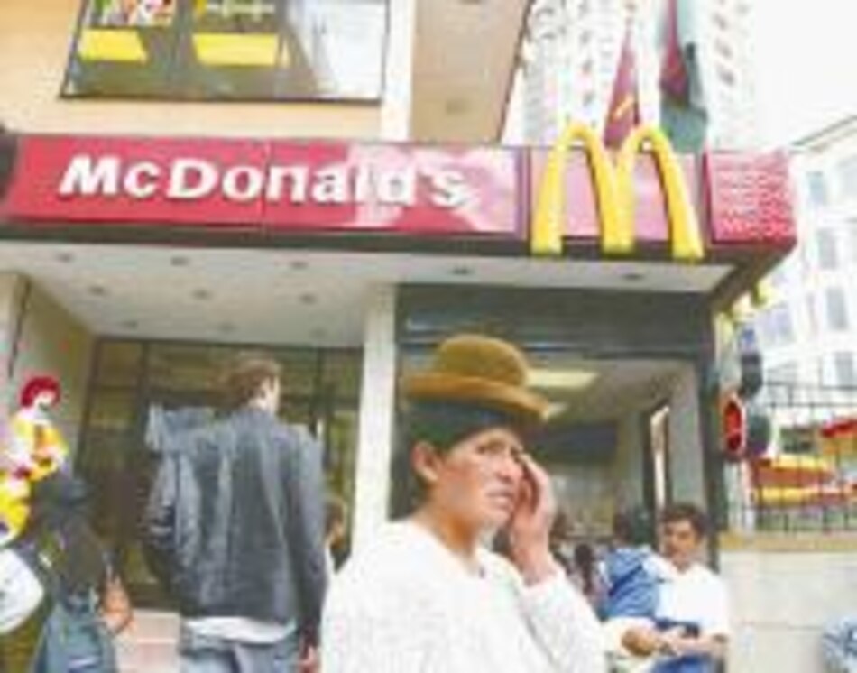 McDonald's cierra sus sucursales en Bolivia