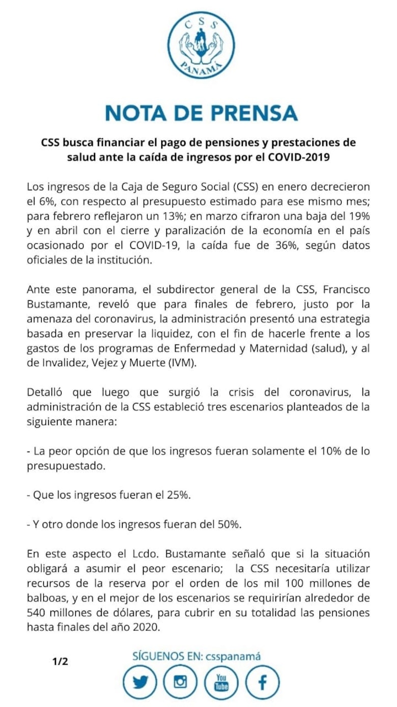 Coronavirus fulmina sistema de pensiones