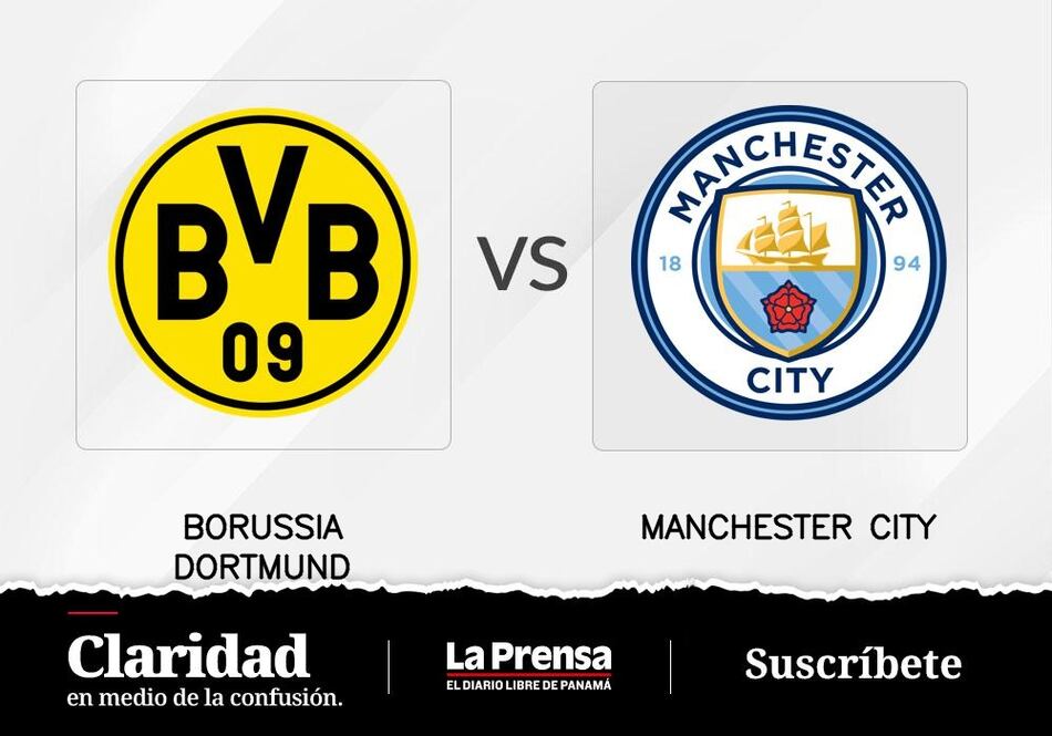 Manchester City se mide con Borussia Dortmund de local
